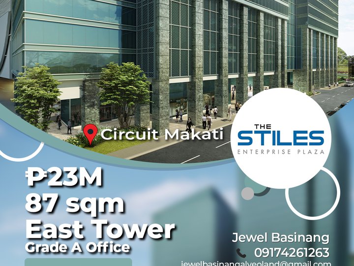 87 sqm Office Condominium For Sale in Circuit Makati by Alveo Land