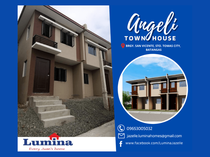3-BR Angeli Townhouse | Ready for Occupancy | Lumina Batangas