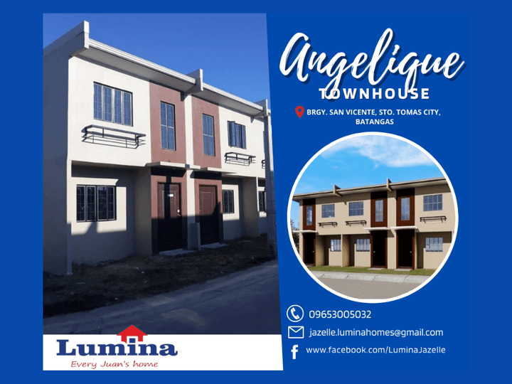 2-BR Angelique Townhouse | Ready for Occupancy | Lumina Batangas