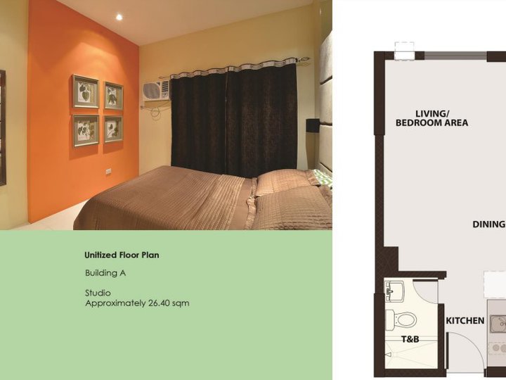 Discounted 26.42 sqm studio units for sale (near eastwood)