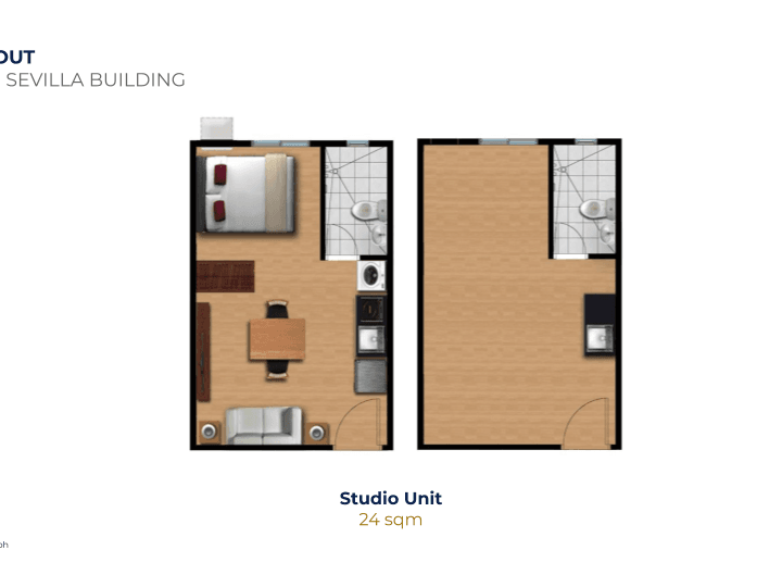 RFO 24.00 sqm 1-bedroom Condo For Sale in Las Piñas Metro Manila