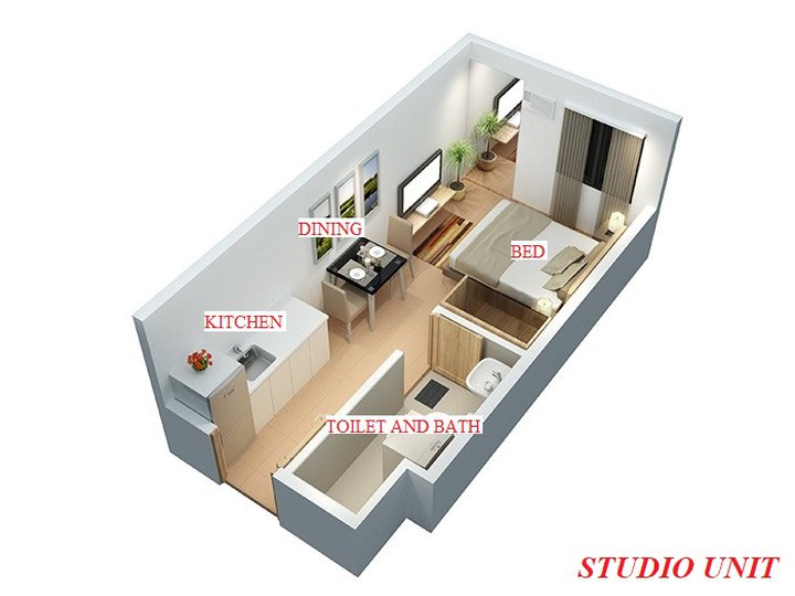 Studio Unit at Building B (Preselling) For Sale