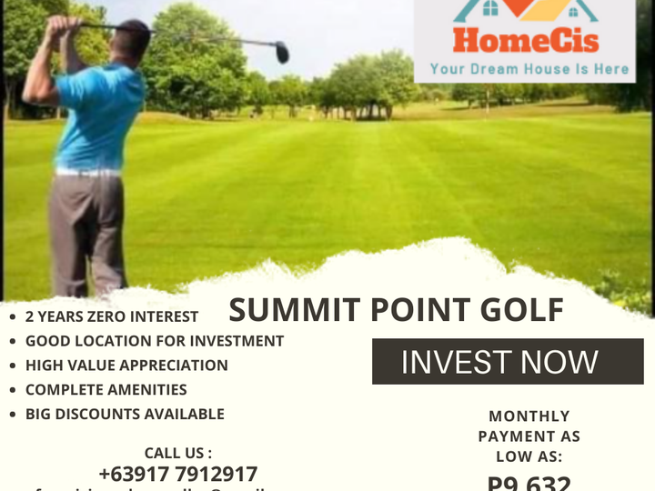 Best Affordable Residential Lot at Summit Point Golf in Batangas