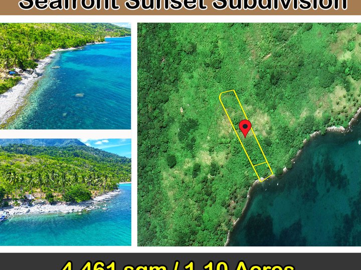 5,322 m2 / 1.31 Acres  White Tropical Seafront Sunset Subdivision