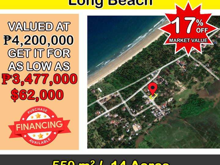 550 sqm Residential Lot For Sale in San Vicente Palawan