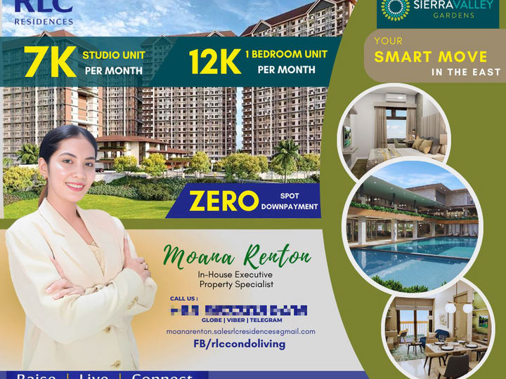 1 Bedroom 32 sqm Condo Sierra Valley Residences in Cainta Rizal