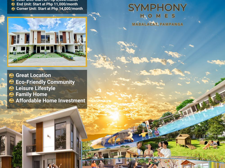 2-bedroom Townhouse For Sale in Mabalacat Pampanga near Clark International Airport