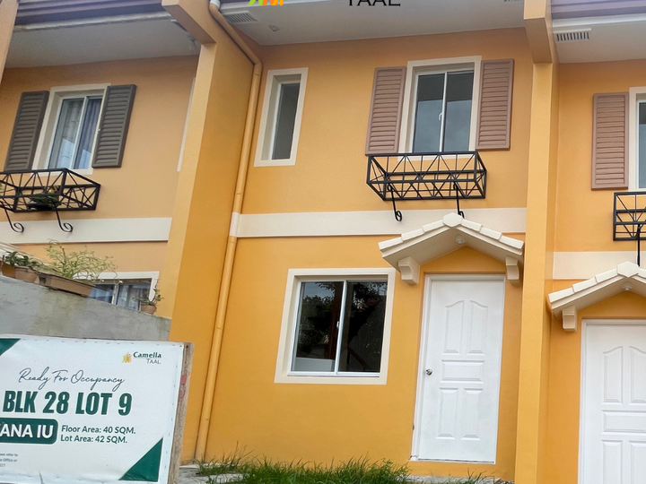 2BR RFO Townhouse & Lot for Sale in Taal, Batangas (inner unit)