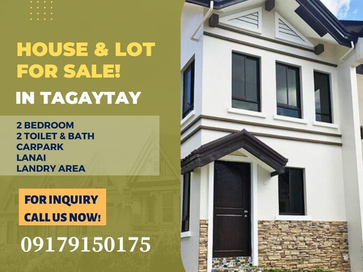 2-bedroom Single Detached House For Sale in Tagaytay Alfonso Cavite