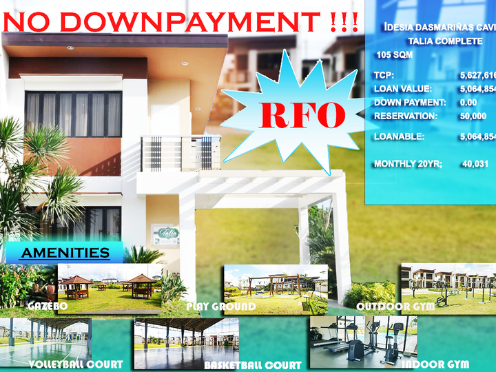2-bedroom Single Attached House For Sale in Dasmarinas Cavite RFO