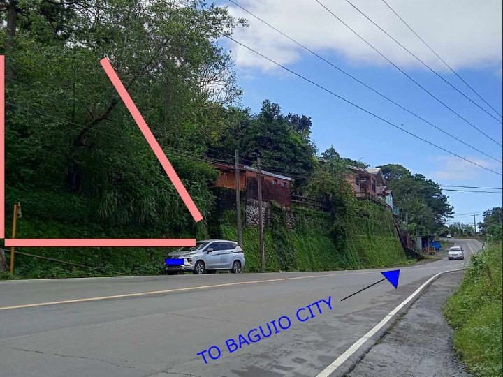 Titled Lot For sale along Marcos highway Baguio-Benguet