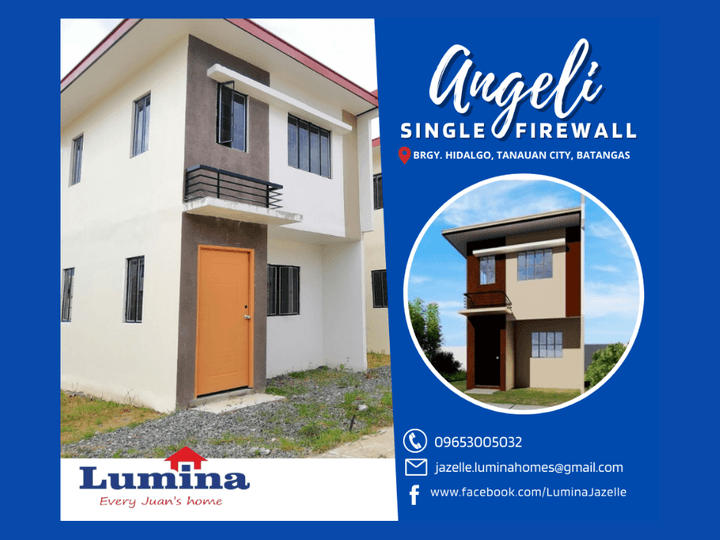 3-BR Angeli Single Firewall for Sale | Lumina Tanauan, Batangas