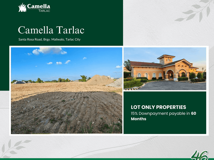 Residential Lot for Sale in Camella Tarlac | 77sqm Lot Only