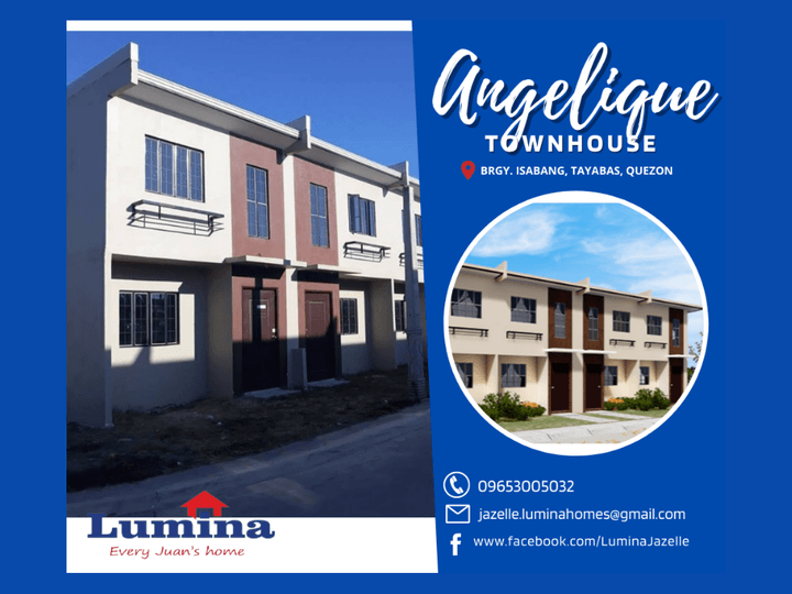 2-BR Angelique Townhouse for Sale | Lumina Tayabas, Quezon