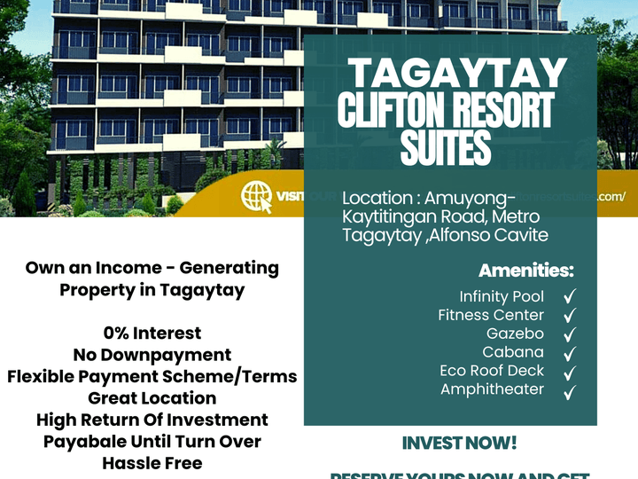 PRE SELLING CONDOTEL IN TAGAYTAY