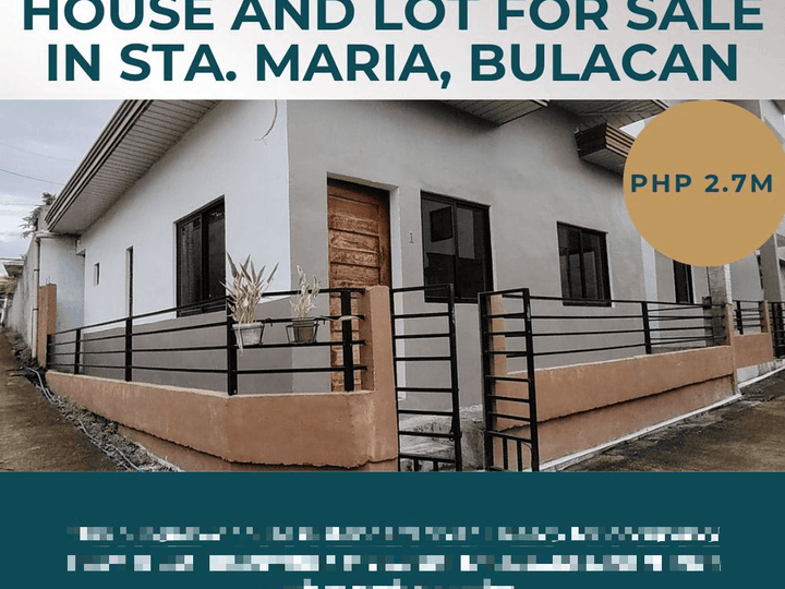 Ready For Occupancy 3-bedroom Single Detached House For Sale in Santa Maria Bulacan