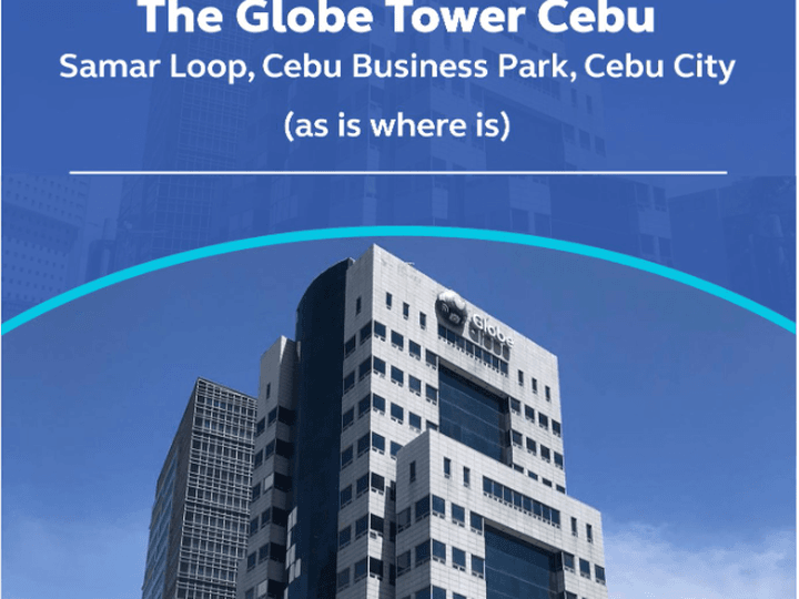 Office Units & RFO Floors for Lease at The Globe Tower Cebu, Cebu Business Park