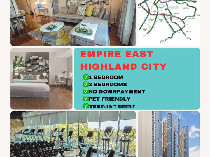 AFFORDABLE 1 BEDROOM IN PASIG-CAINTA| NO DOWNPAYMENT| ZERO INTEREST|NEXT BGC OF THE EAST