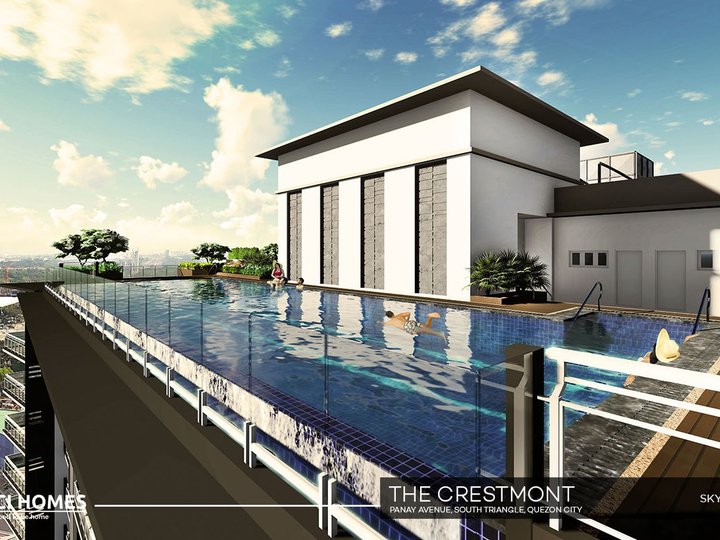 The Crestmont 3BR 84.50sqm FOR SALE in Panay QC near Tomas Morato