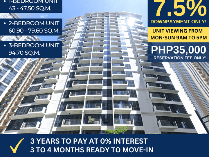 1-bedroom Condo Rent-to-own in Mckinley Hill