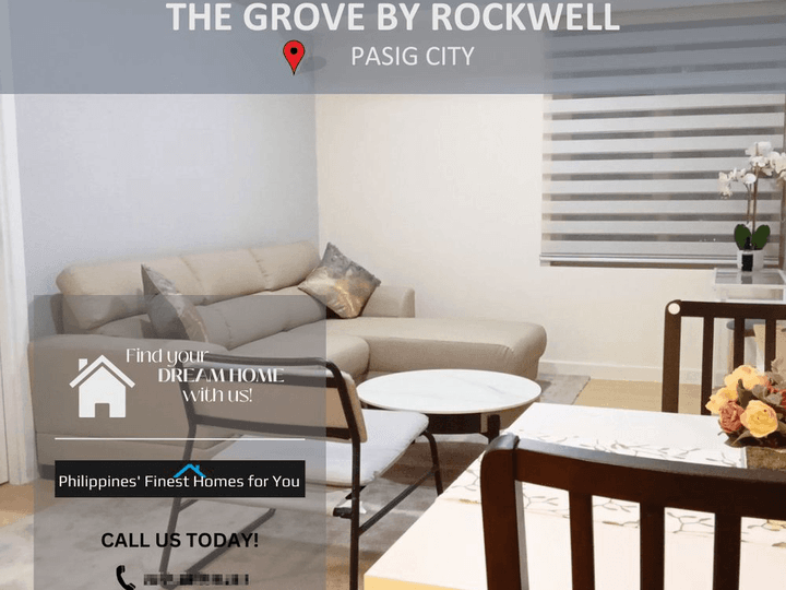 3BR Condo Unit with Balcony at The Grove Rockwell for Rent