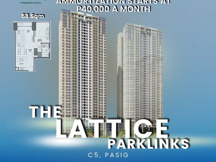 The Lattice at Parklinks | Pre-selling Condo 1 Bedroom Unit | C5 Pasig