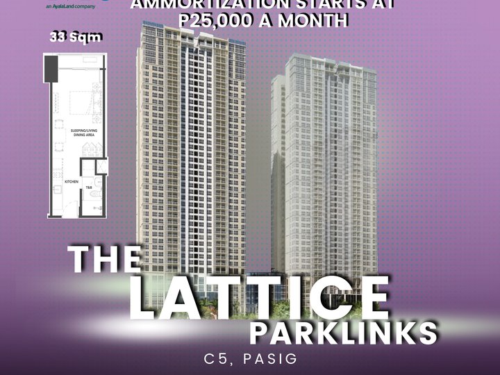 Studio Unit Condo For Sale in C5, Pasig | Ayala Land Development