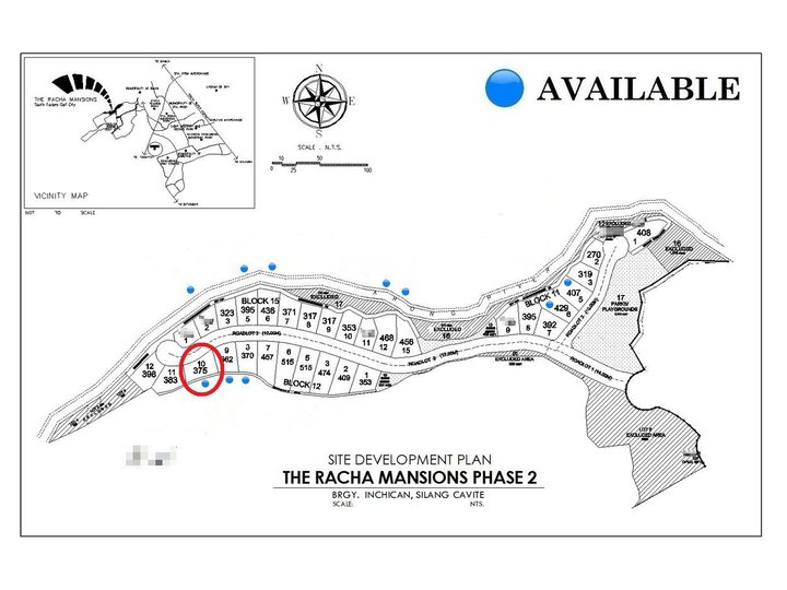 375 sqm Residential Lot For Sale By Owner in Racha Mansion, South Forbes,  Silang Cavite,