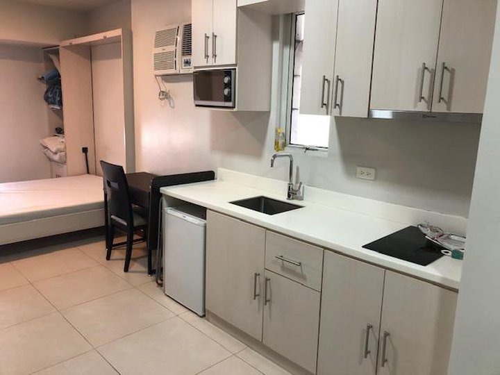 Fully Furnished Studio Unit for Rent in Columns Legaspi Condo. Near Greenbelt Mall