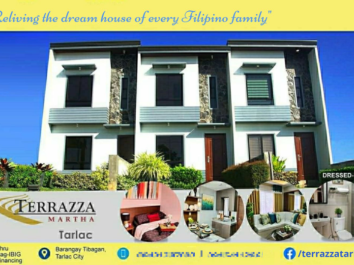 PRE-SELLING TOWNHOUSE FOR SALE IN TARLAC CITY THRU PAG-IBIG FINANCING