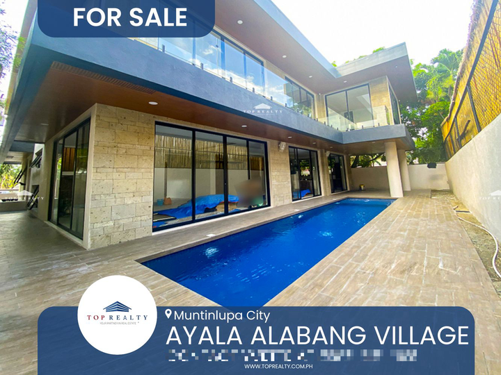 For Sale:Ayala Alabang Village 5Bedroom House & Lot in Muntinlupa City