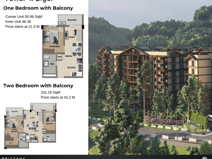 50.96 sqm 1-bedroom Condo For Sale in Baguio City