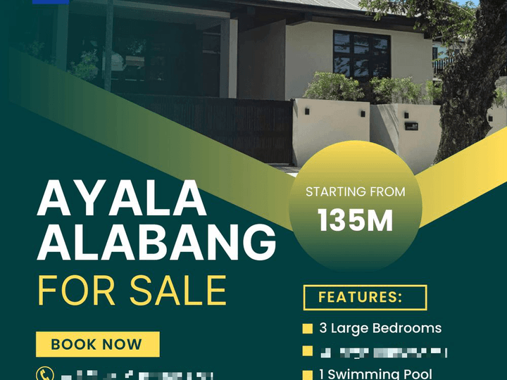 Ayala Alabang 3-bedroom Single Detached House for sale in Muntinlupa City