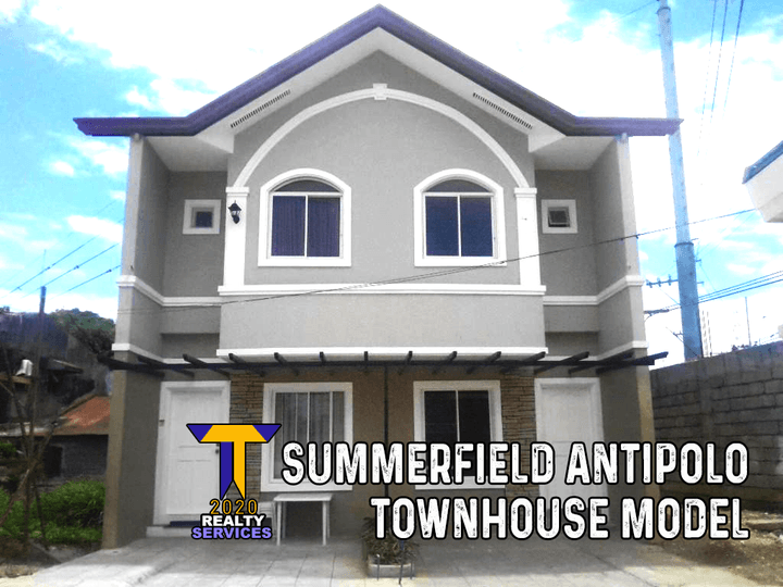 90 sqm Usable Area Townhouse in Summerfield Antipolo nr Supermarket