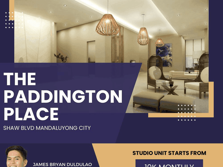 EXECUTIVE STUDIO UNIT NEAR EDSA | THE PADDINGTON PLACE