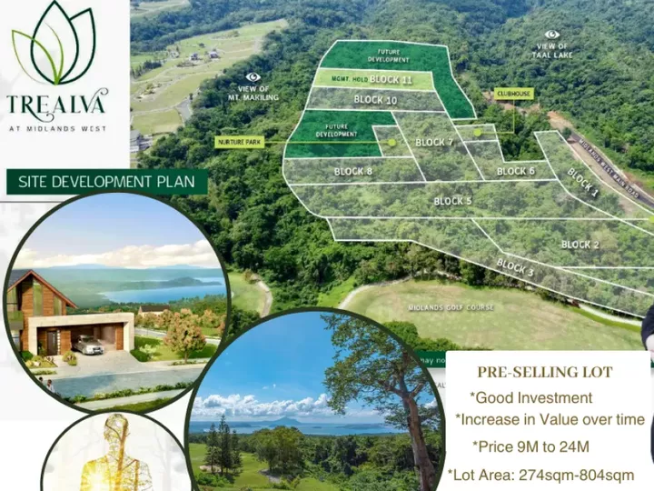 Lot for sale in Tagaytay Highlands