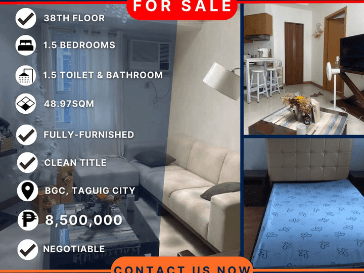 RFO 48.97 sqm 1-bedroom Condo For Sale