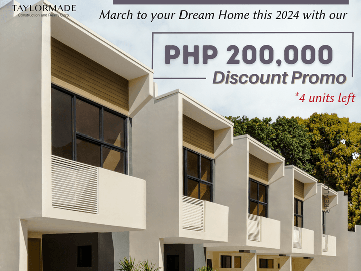 3 Bedroom House and Lot in Antipolo Rizal - TWO SERENO TOWNHOMES