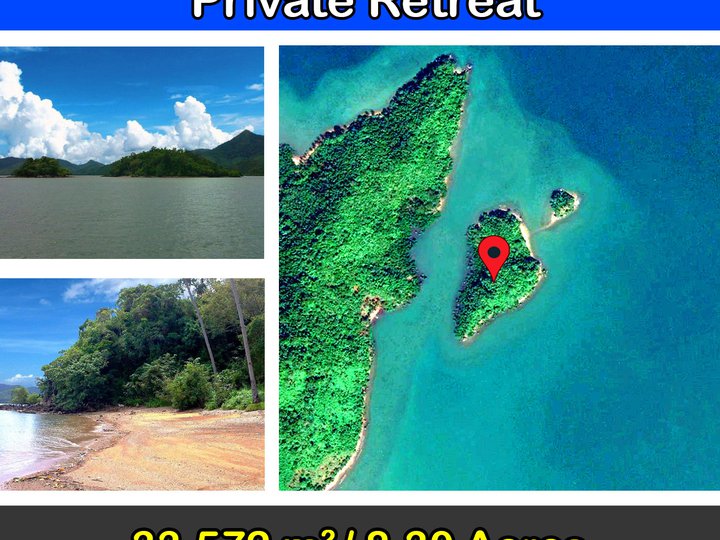 33,572 m2 / 8.30 Acres White Point Island for Private Retreat