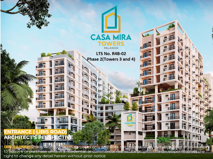 Studio Residential Condo Casa Mira Towers Palawan Your Affordable Island City Home Starts Here!