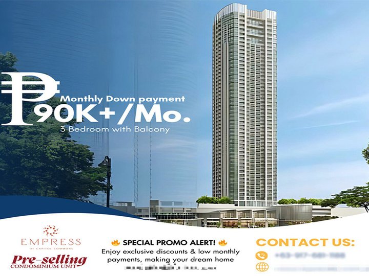 Empress at Capitol Commons Condo For Sale 3 Bedroom 3BR for Sale