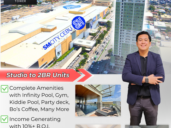 44.00 sqm 2-bedroom Condo For Sale in Cebu City Cebu