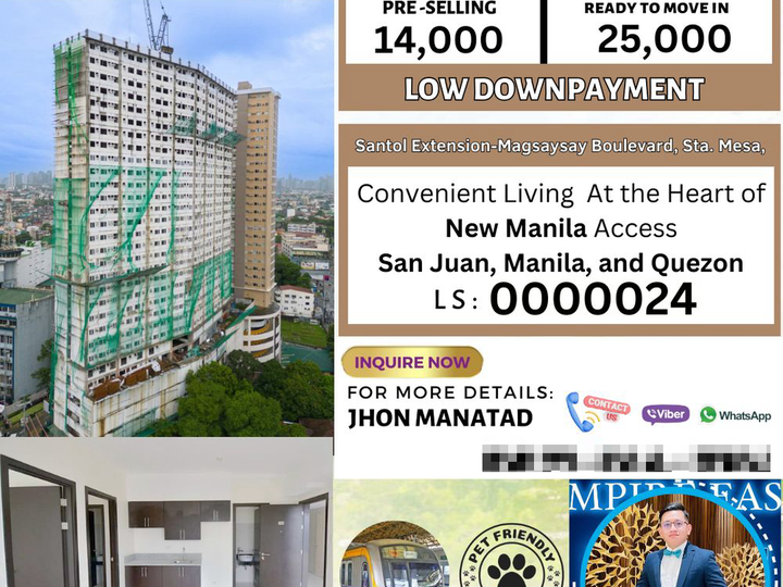 Covent Garden 2Bedroom BI-LEVEL 25K MO Condo For Sale in Quezon City