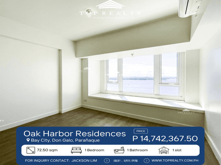 1 Bedroom Condo for Sale in Oak Harbor Residences, Paranaque City