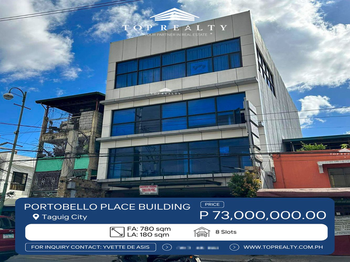 For Sale: 4-Storey Commercial Building for Sale in Taguig City