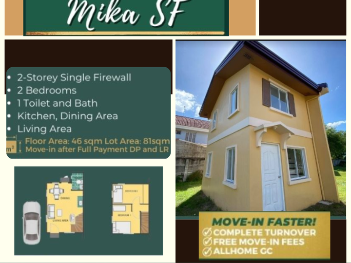 2-bedroom Single Attached House For Sale in Mexico Pampanga