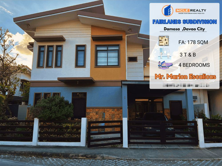 4-bedroom House For Sale in Davao City Davao del Sur