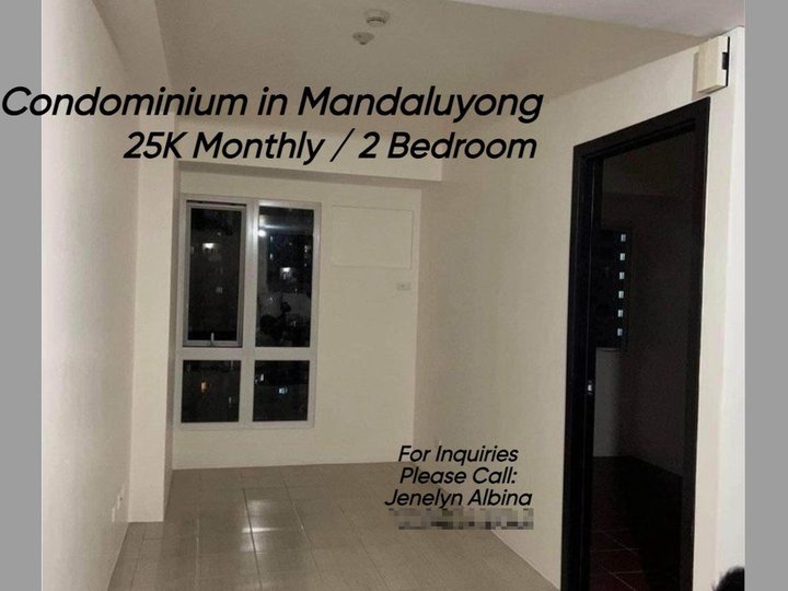 58.00 sqm 2 BR Condo For Sale in Mandaluyong Metro Manila