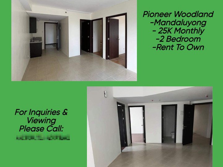 30.00 sqm 2-bedroom Condo For Sale in Pioneer Mandaluyong Metro Manila