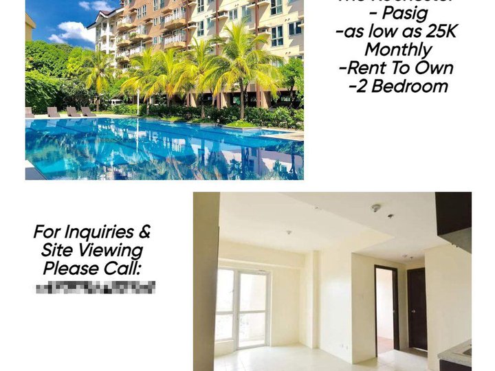 Rent To Own Affordable Condo in Pasig Near Airport and Market Market